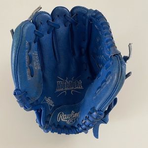 Kids Rawling Left Handed Thrower Baseball Glove